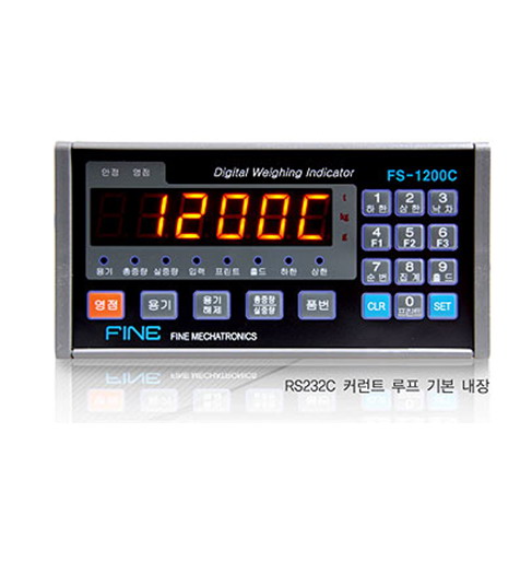 FINE FS-1200C 투입계량용 인디케이터(FS-1200A 단종 대체품)