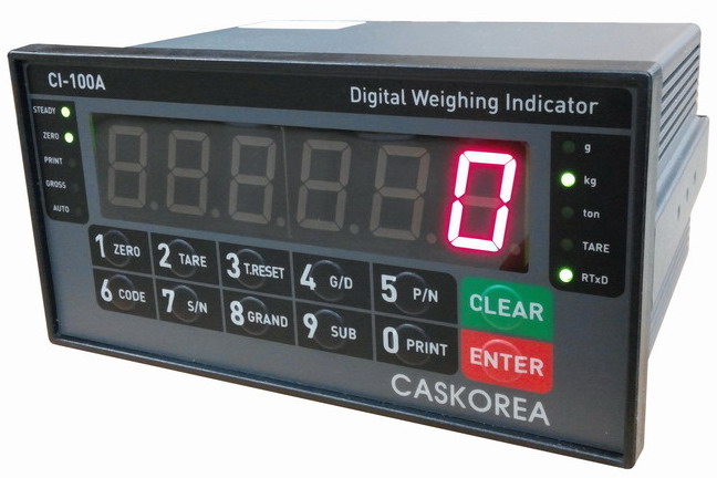 CI-100A(Panel Type) 단순중량 인디케이터(단종) CA400으로 대체