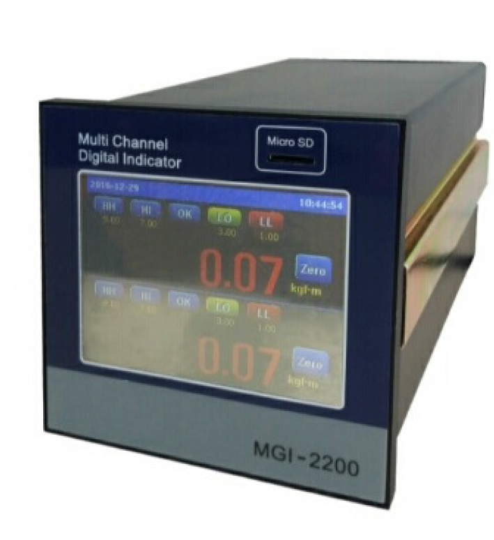 MGI-2200 2채널 비접촉 토크센서 인디케이터(토크+RPM)