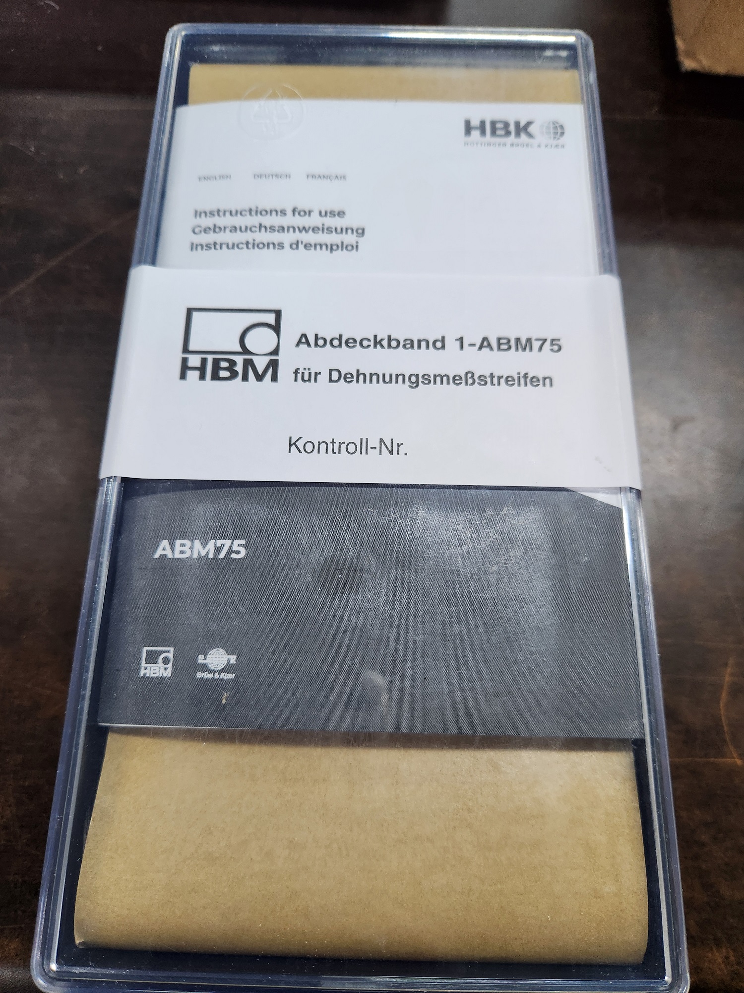 ABM75 알루미늄 호일(BR120 퍼티를 알루미늄 호일로 덮기)