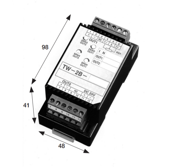 TW-2B： 2출력 Potentiometer 컨버터