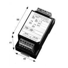 TW-2B： 2출력 Potentiometer 컨버터