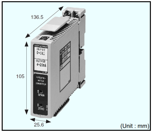 WGP-MS ： Potentiometer 컨버터(절연)