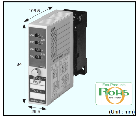 WSP-EFW ： 2 출력 RMS 값 변환기 (true RMS)