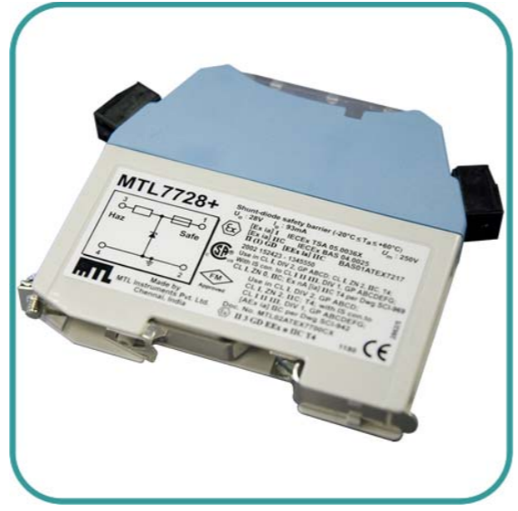 MTL7728+ 본질안전방폭 가속도센서용 제너베리어(한국방폭인증 있음)