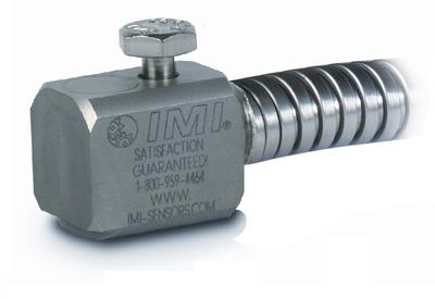 602D61 |  저가 로우 프로파일 산업용 ICP® 가속도계 10-ft integral armor cable