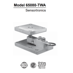 Sensortronics 65080-TWA Welded Seal Tantamount Weigh Module(단종예정)