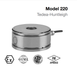 Tedea-Huntleigh MODEL 220 대용량 트럭 스케일 및 사일로 로드셀