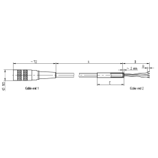 Lorenz X-KD12/B-FL-3m/PVC cable