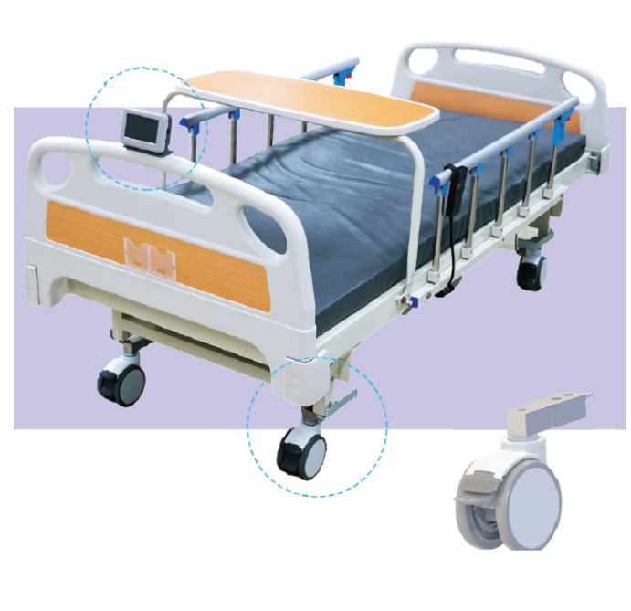TP1201 Load Cell Caster 침대저울