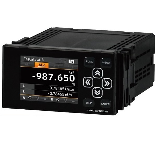 WATANABE WPMZ-6 펄스. DC 전압 전류 입력 2채널 적산 유량계