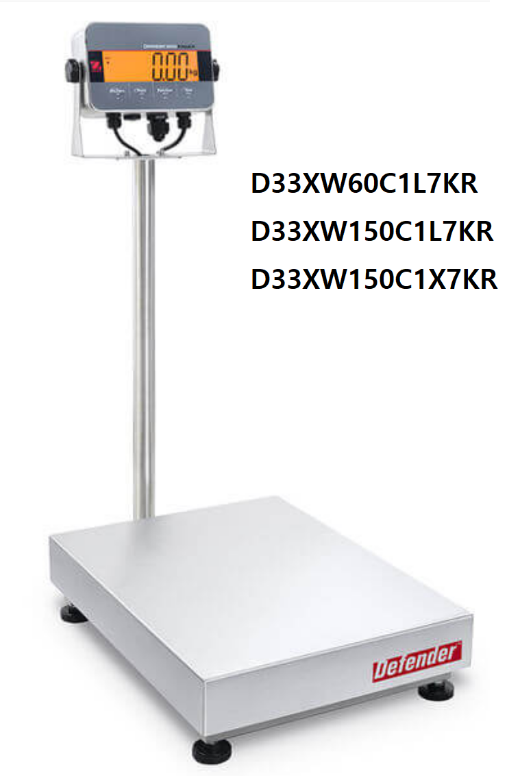 OHAUS DEFENDER 3000 SERIES D33XW 방수형 저울
