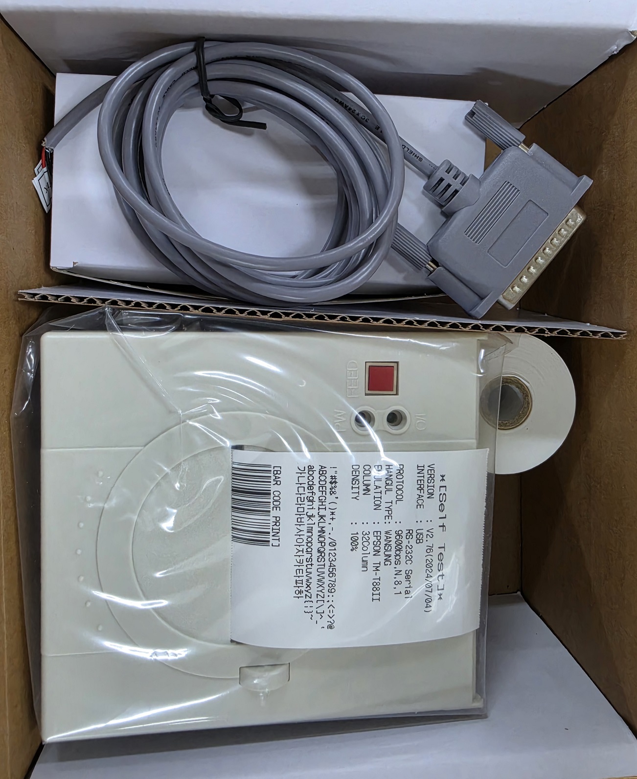 YJ-350T Panel Type 산업용 프린터