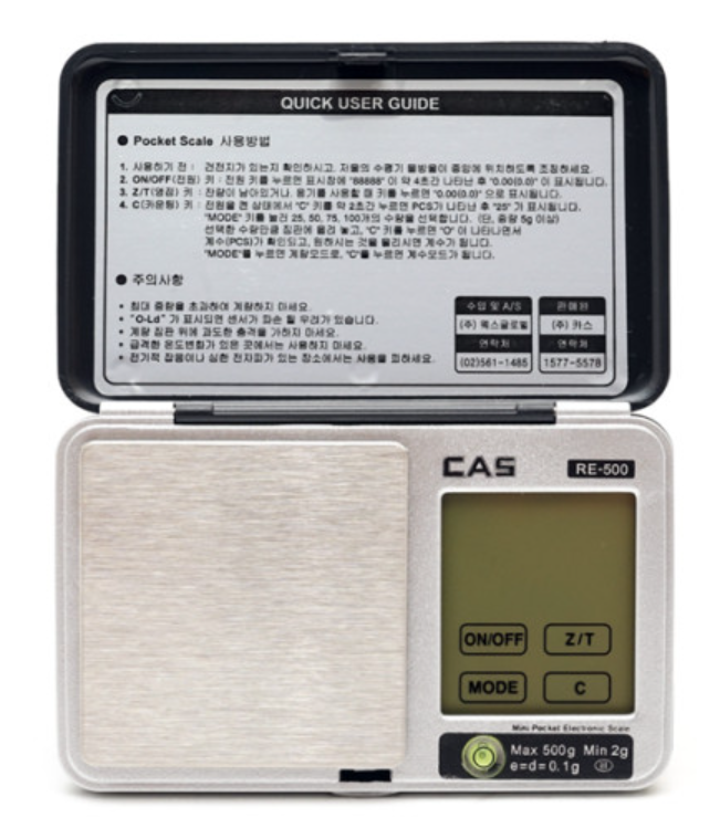 CAS RE-200 RE-500 포켓저울(단종)