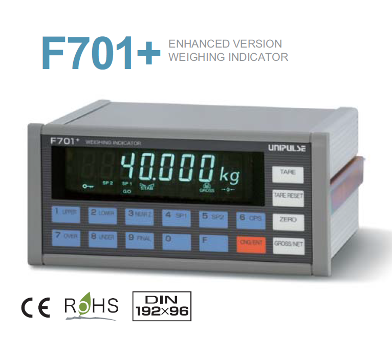 UNIPLUSE F701+ 배출계량용 Indicator(F701의 UPDATE품)