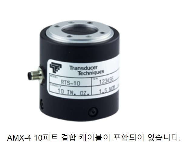 Transducer techniques RTS 비회전식 저용량 Flange Type 토크센서