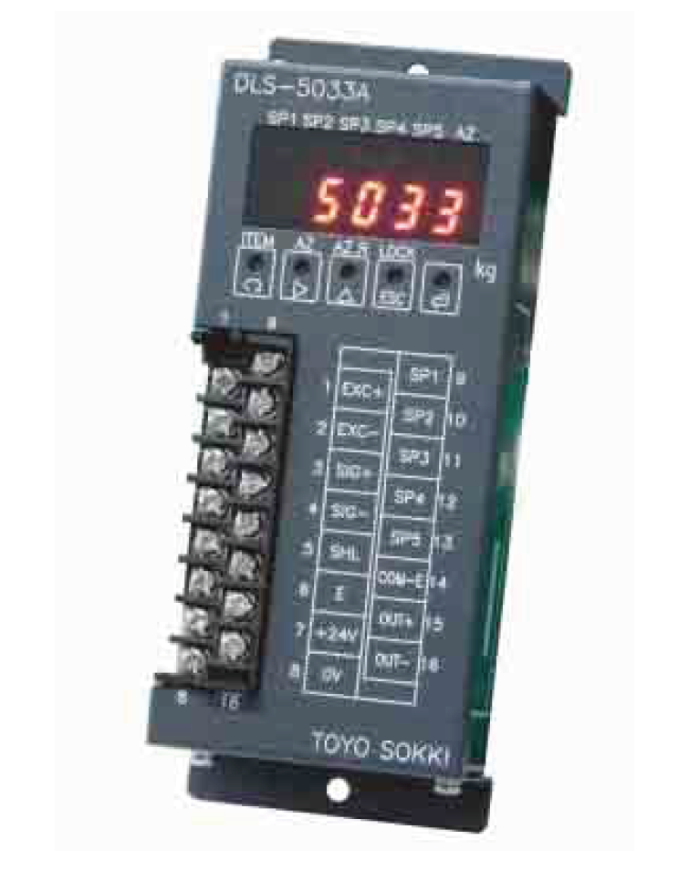 TOYO SOKKI DLS-5033A 투입계량용 인디케이터(레벨 모니터)