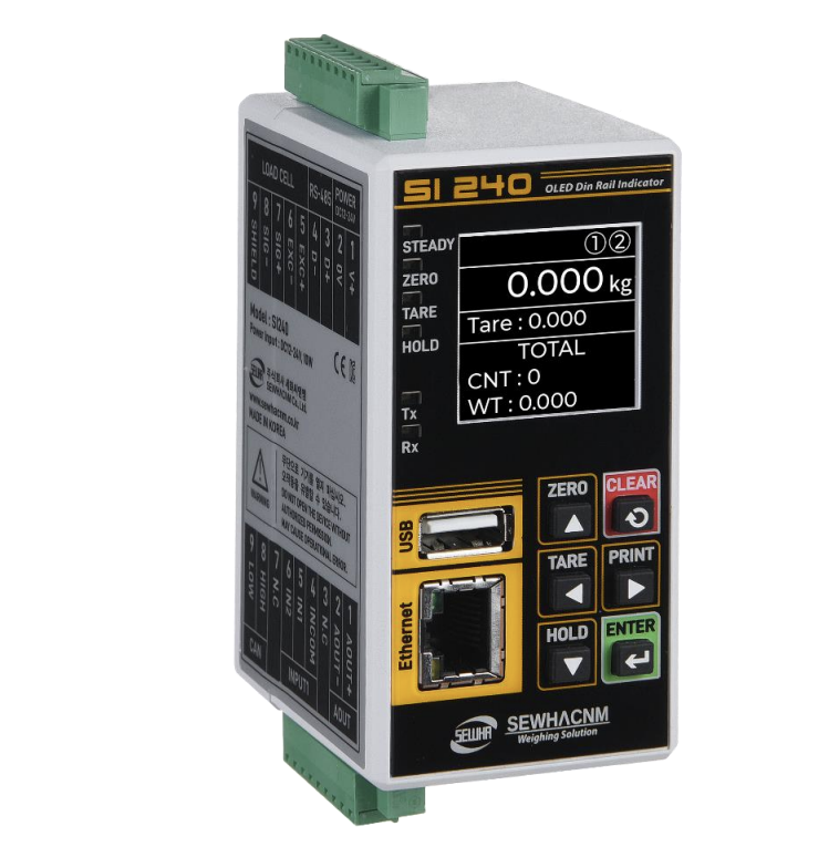 SI240 단순지시용 DIN Rail 인디케이터