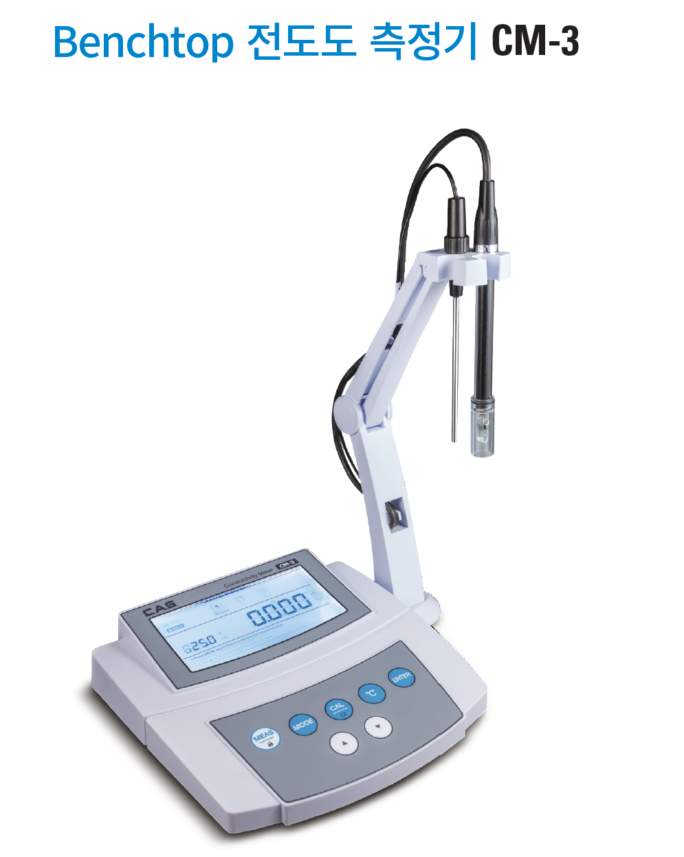 CAS CM-3 탁상용 전도도 측정기