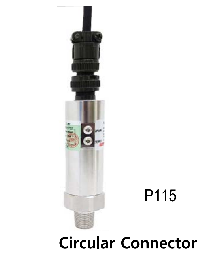 WISE P115 압력센서 가스,액체용(Circular Connector)