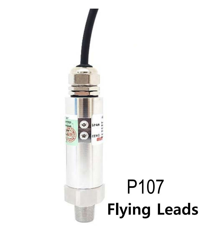 WISE P107 압력센서 가스,액체용(Flying Leads)