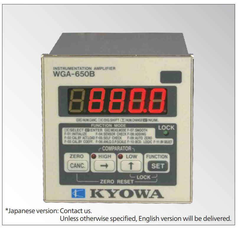 KYOWA WGA-650B 계측 증폭기