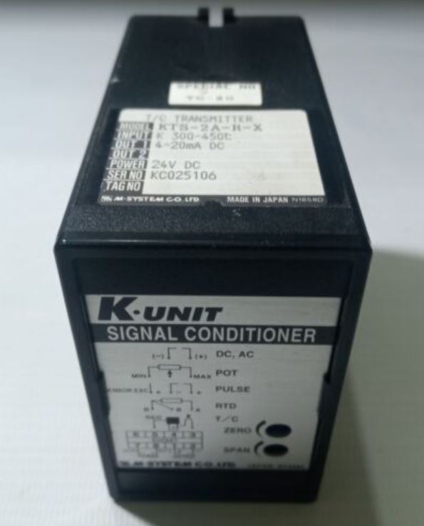 M-SYSTEM KPE K-UNIT ： PT 송신기 (RMS 감지) Signal Conditioner