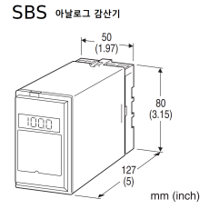 M-SYSTEM SBS  아날로그 감산기