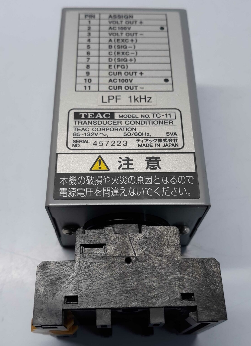 TEAC TC-11  로드셀 신호 증폭기