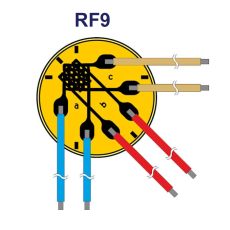 HBM RF9 PCB 기판용 게이지 ,3축게이지