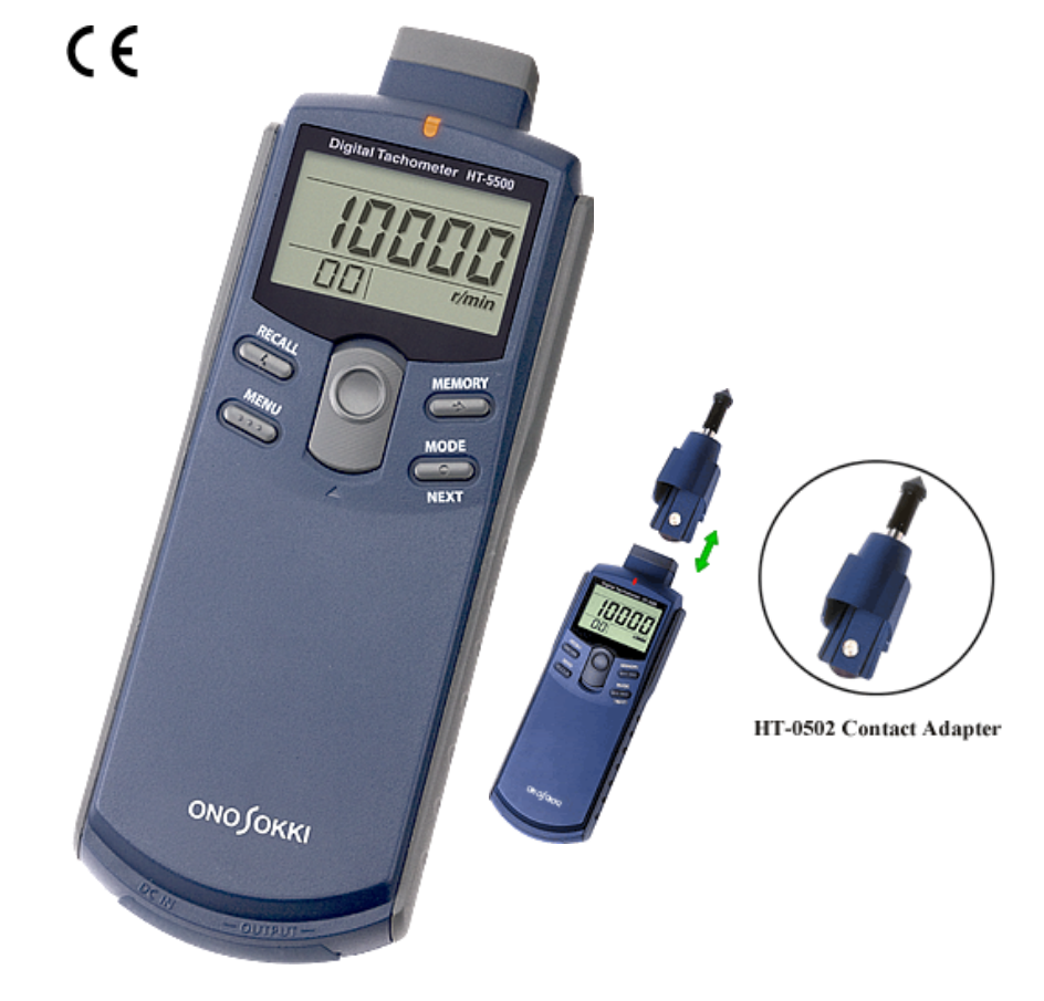 ONO SOKKI HT-5500 휴대용 디지털 타코미터(HT-5100 , HT-5200 단종 대체모델)