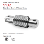Revere 9102 Hopper ,Tank Scale용 로드셀