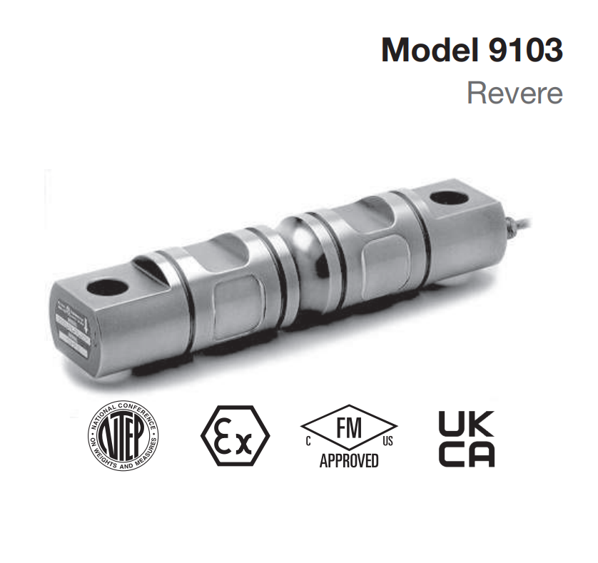 Revere 9103 Hopper ,Tank Scale용 로드셀