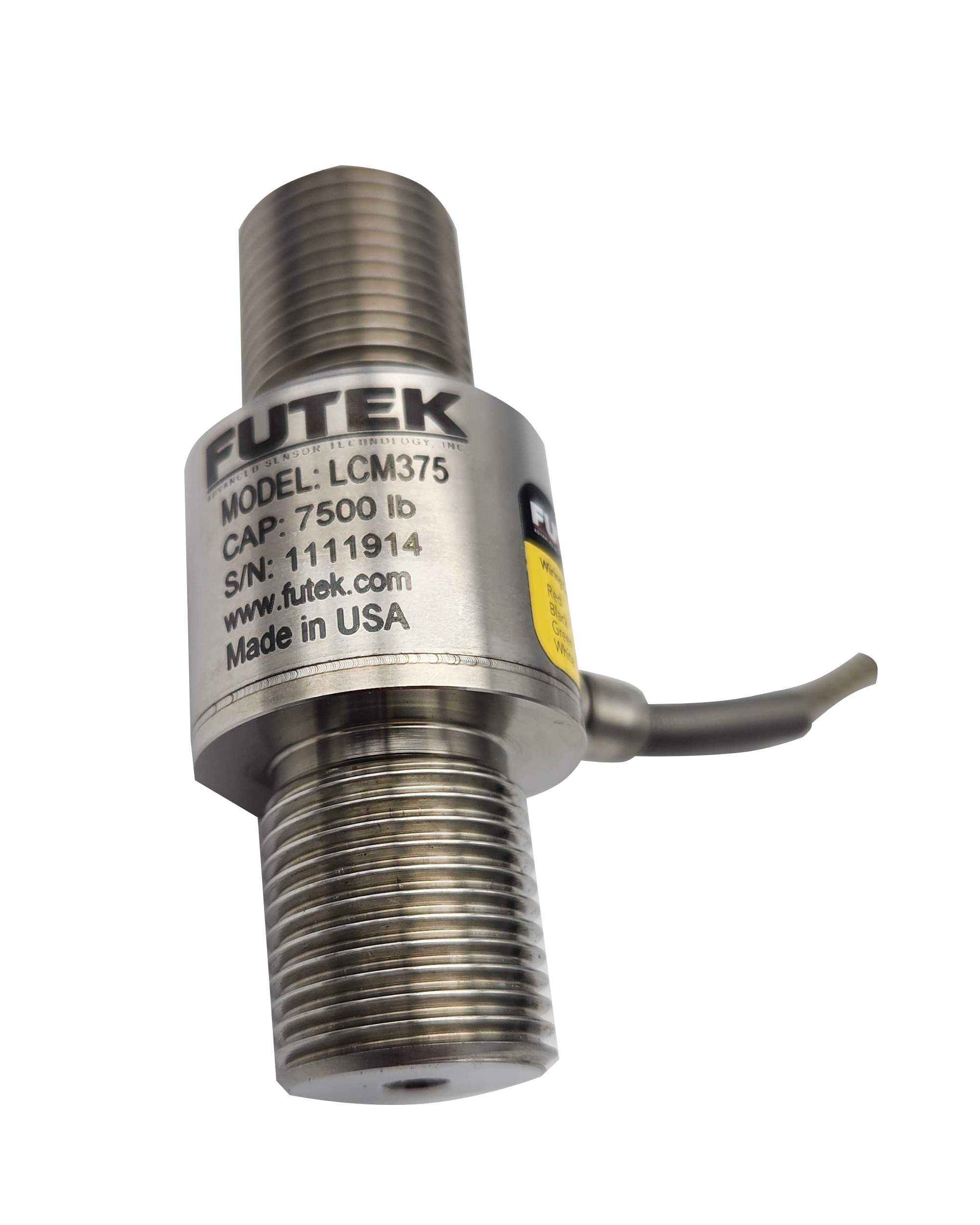 FUTEK LCM375 고중량 인장압축형 로드셀 고중량 인장형 로드셀(Cable Type)