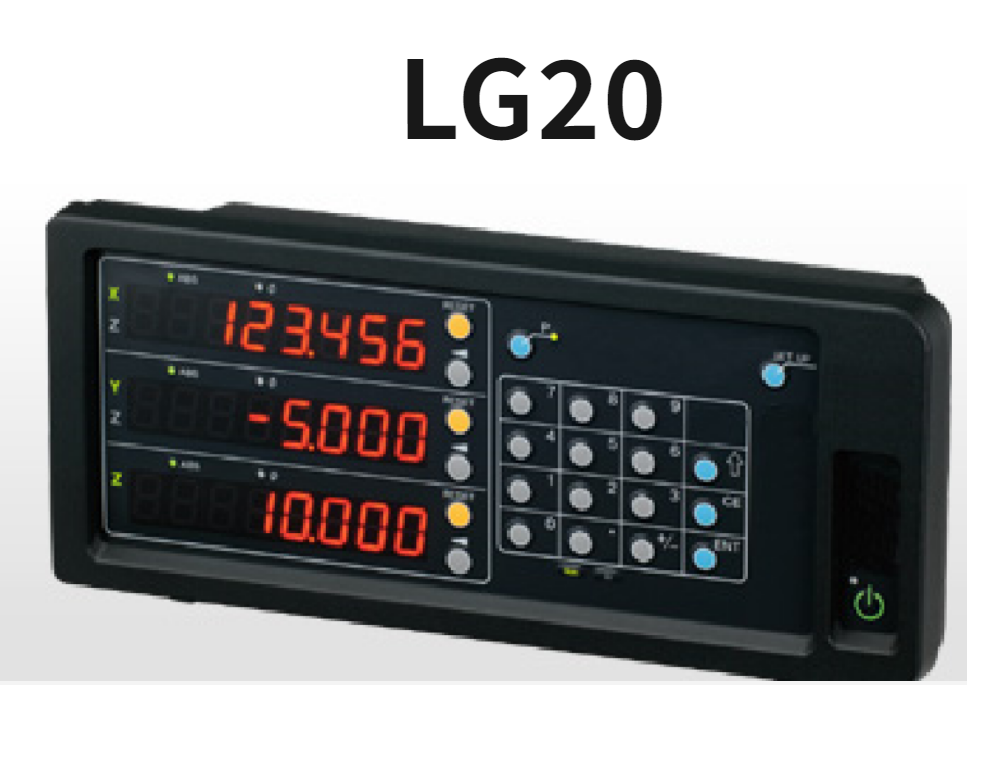 MAGNESCALE LG20 표준 기능의 카운터.