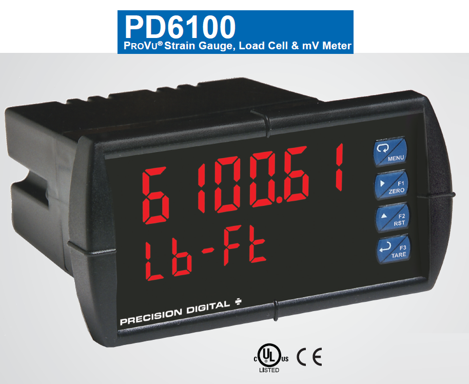 PRECISION DIGITAL PD6100 인디케이터 UL인증