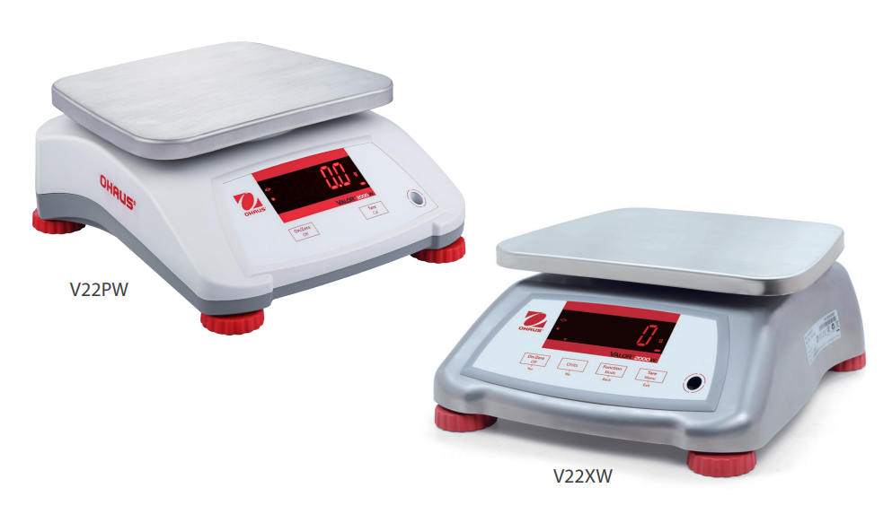 OHAUS Valor™ 2000 V22 식품용 방수저울