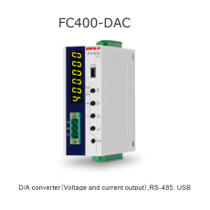 UNIPLUSE FC400-DAC DIN 레일 설치용 투입, 배출계량용 Indicator