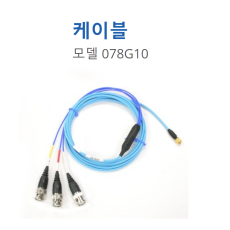 MODEL : 078G10  | 1/4-28 UNF 4PIN, 차폐, twisted bundle, low noise, 유연한 폴리우레탄 케이블