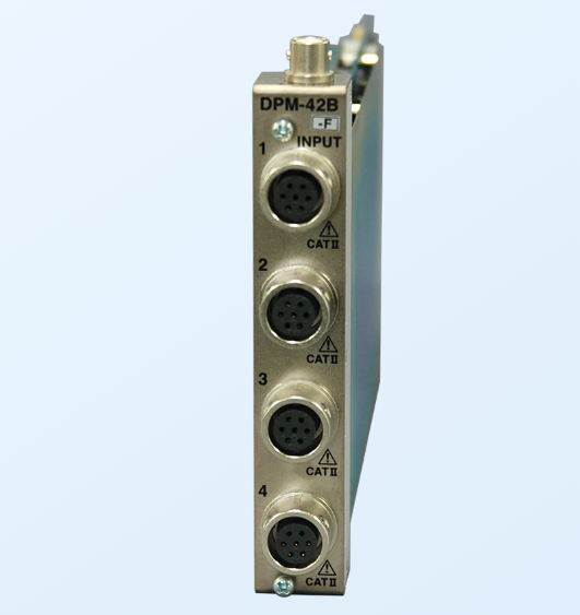 EDX 시리즈용 컨디셔너 카드 DPM-42B-F(동적 스트레인, 앤티앨리어싱 LPF 포함)