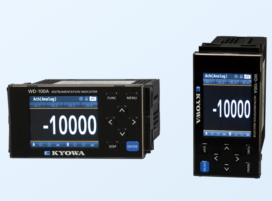 KYOWA WD-100A 비접촉토크센서용 인디케이터(측정 채널: 2개(아날로그 및 펄스 입력)