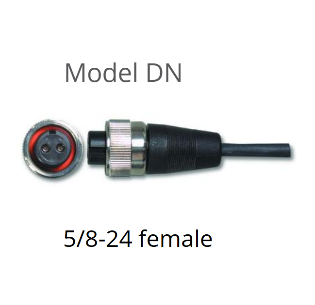 MODEL DN | 케이블 커넥터 2소켓 MS3106 커넥터 / 5/8-24 female