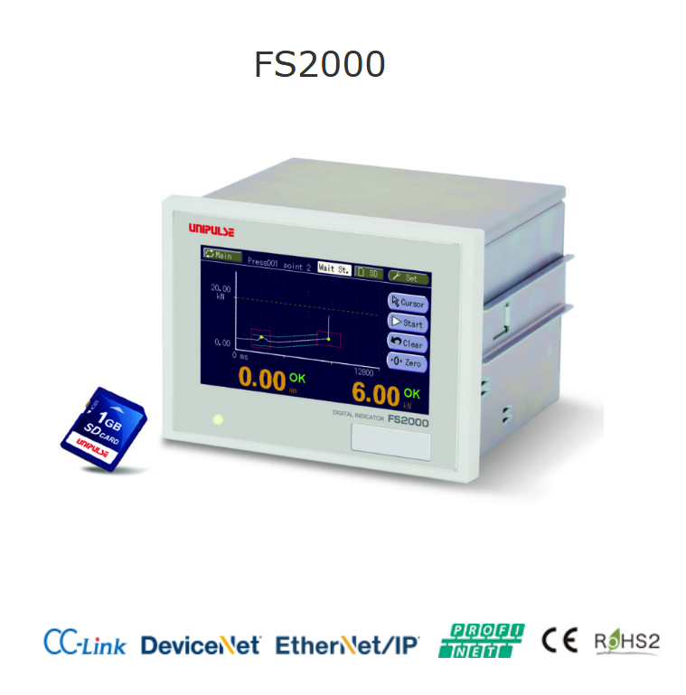 UNIPULSE FS2000 고속 그래픽 인디케이터
