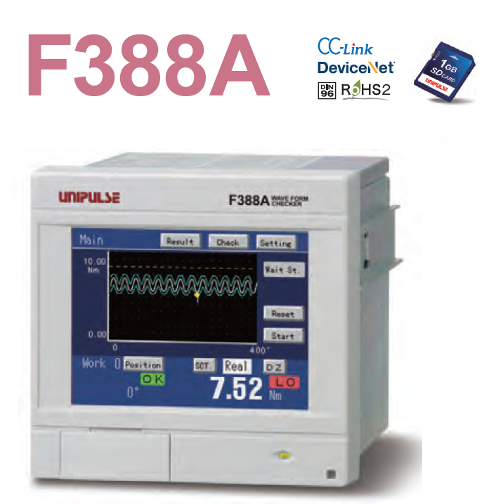 UNIPULSE F388A-SDC 전압/전류 출력을 위한 그래픽 인디케이터