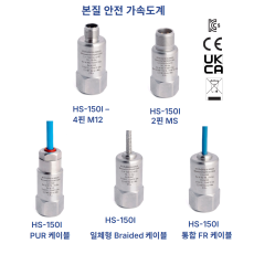 Hansford HS-150I | 본질안전방폭 산업용 ICP® 가속도계 (한국방폭인증있음)