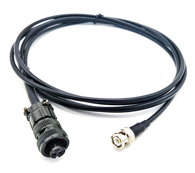MODEL : BNCP-3106 | 저가형 검은색 동축 케이블(RG58/U) BNC 플러그 to 2PIN 3106커넥터
