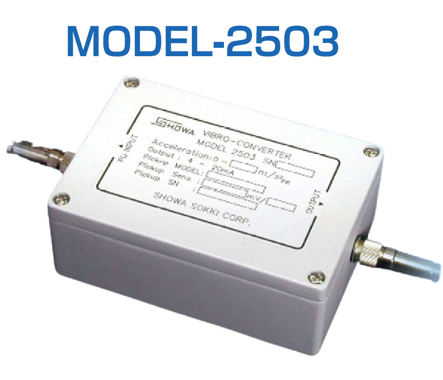 SHOWA SOKKI Vibro-converter MODEL-2503 4 ~ 20mA의 신호로 변환기