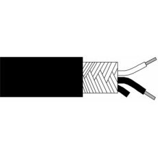 MODEL 024 | 연선19가닥, 산업용, 2선, 20 AWG(19/32), 꼬임, 차폐, 22 AWG 드레인, 폴리우레탄 케이블