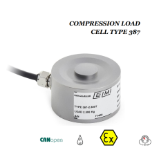 CELMI Type 387 고용량 소형 로드셀 ATEX 인증
