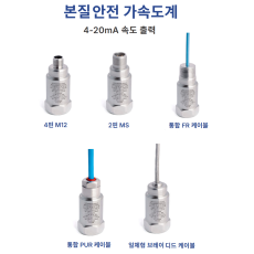 Hansford HS-422I | 본질안전방폭 산업용 ICP® 가속도계 (한국방폭인증있음)/가속도출력